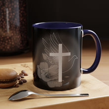 Load image into Gallery viewer, White Dove Cross - Accent Mug (11, 15oz)
