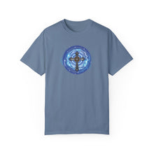 Load image into Gallery viewer, NEW! Lightning &amp; Clouds Cross - Unisex Garment-Dyed T-shirt
