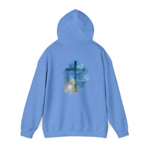 Load image into Gallery viewer, Back Design of Revelation Cross - Unisex Heavy Blend™ Hooded Sweatshirt
