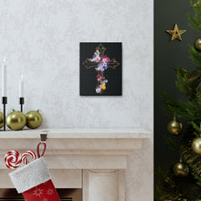 Load image into Gallery viewer, Flower Covered Cross - Canvas Wall Art
