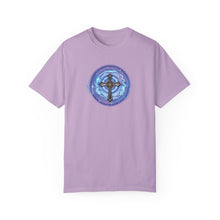 Load image into Gallery viewer, NEW! Lightning &amp; Clouds Cross - Unisex Garment-Dyed T-shirt
