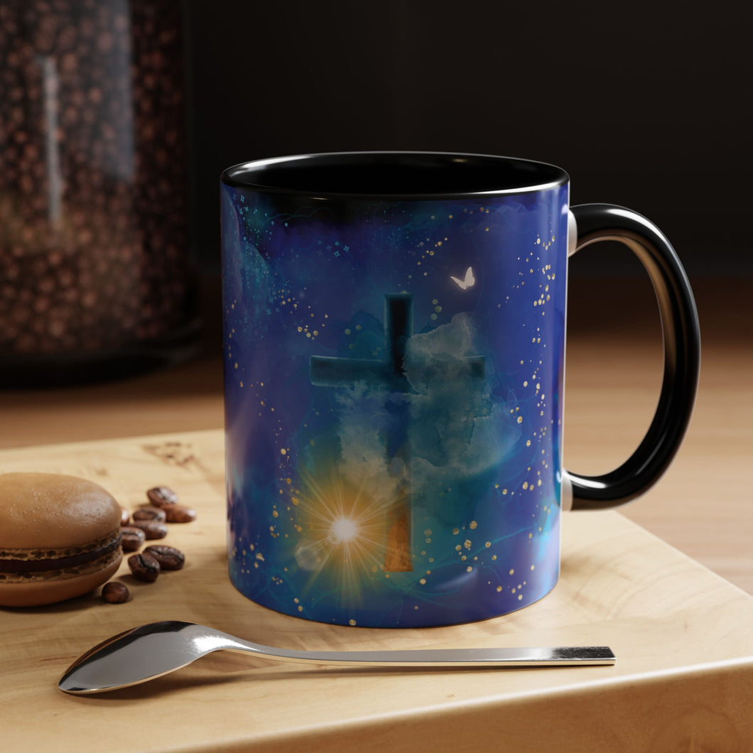 New! Revelation Cross - Accent Coffee Mug (11, 15oz)