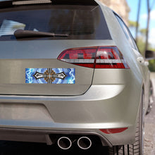 Load image into Gallery viewer, Lightning &amp; Clouds Cross - Car Magnets
