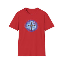 Load image into Gallery viewer, NEW! Lightning &amp; Clouds Cross  - Unisex Softstyle T-Shirt
