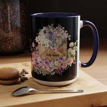 Load image into Gallery viewer, A Letter of Flowers - Accent Coffee Mug (11, 15oz)
