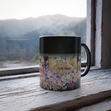 Load image into Gallery viewer, New! A Letter of Flowers - Color Morphing Mug, 11oz
