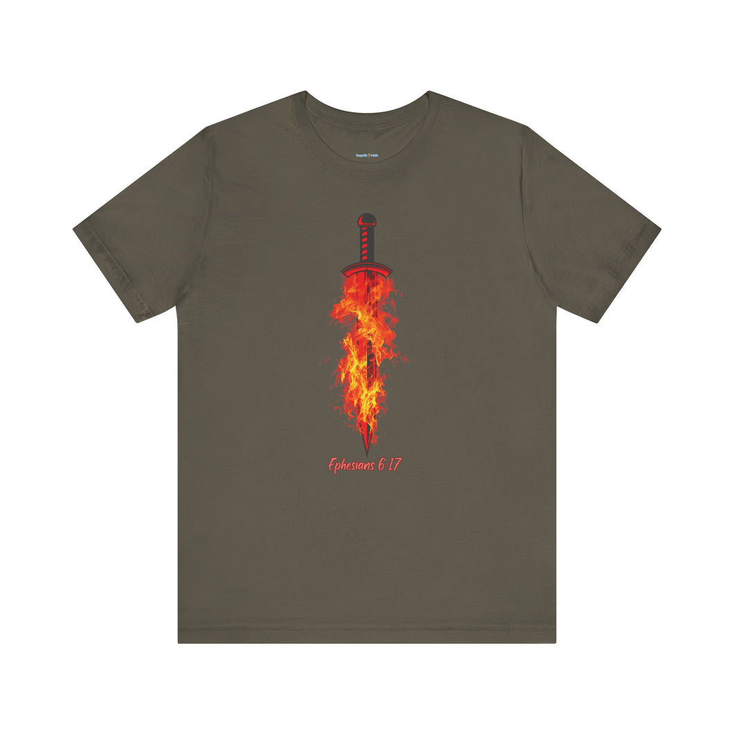 Ephesians 6:17 - Mens Graphic T-Shirt