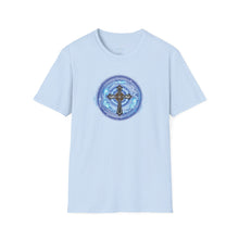 Load image into Gallery viewer, NEW! Lightning &amp; Clouds Cross  - Unisex Softstyle T-Shirt
