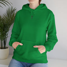 Load image into Gallery viewer, Back Design of White Dove Cross - Unisex Heavy Blend™ Hooded Sweatshirt
