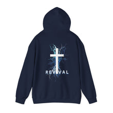 Load image into Gallery viewer, REVIVAL Cross - Unisex Heavy Blend™ Hooded Sweatshirt
