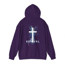 Load image into Gallery viewer, REVIVAL Cross - Unisex Heavy Blend™ Hooded Sweatshirt
