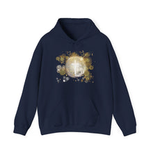 Load image into Gallery viewer, New! White Dove Cross - Unisex Heavy Blend™ Hooded Sweatshirt
