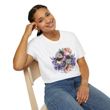 Load image into Gallery viewer, NEW! Flower Covered Cross - Unisex Softstyle T-Shirt
