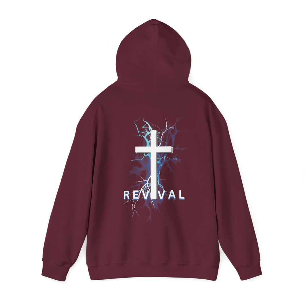 REVIVAL Cross - Unisex Heavy Blend™ Hooded Sweatshirt