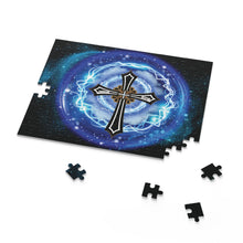 Load image into Gallery viewer, Lightning &amp; Clouds Cross - Puzzle (120, 252, 500-Piece)
