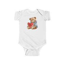 Load image into Gallery viewer, Bear of the Heart - Infant Fine Jersey Bodysuit
