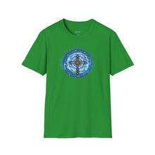Load image into Gallery viewer, NEW! Lightning &amp; Clouds Cross  - Unisex Softstyle T-Shirt
