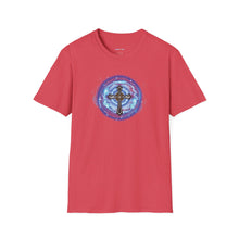 Load image into Gallery viewer, NEW! Lightning &amp; Clouds Cross  - Unisex Softstyle T-Shirt
