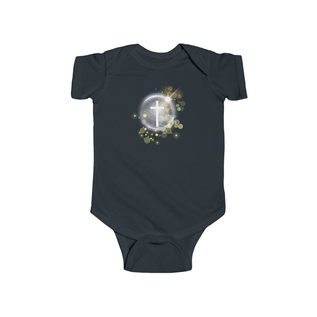 White Dove Cross - Infant Fine Jersey Bodysuit