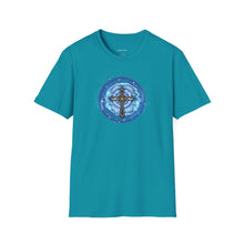 Load image into Gallery viewer, NEW! Lightning &amp; Clouds Cross  - Unisex Softstyle T-Shirt
