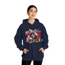 Load image into Gallery viewer, New! Flower Covered Cross - Unisex Heavy Blend™ Hooded Sweatshirt
