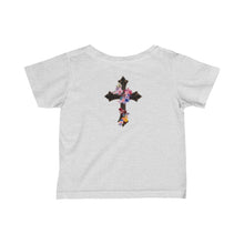 Load image into Gallery viewer, Flower Covered Cross - Baby Jersey Tee
