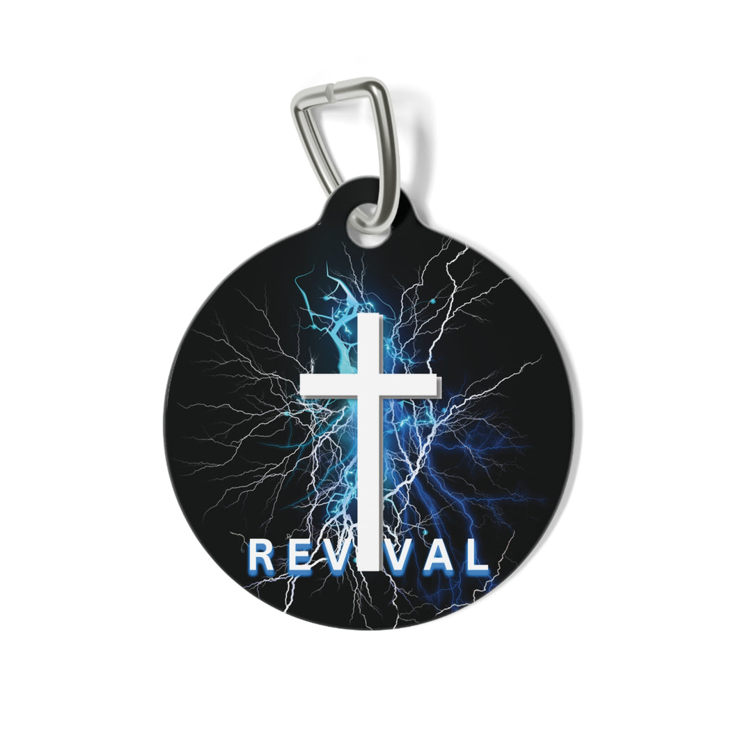 REVIVAL Cross - Pet Tag