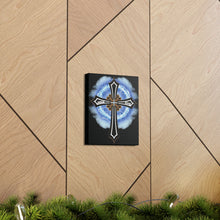 Load image into Gallery viewer, Lightning and Clouds Cross - Canvas Wall Art
