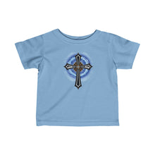 Load image into Gallery viewer, Lightning &amp; Clouds Cross - Baby Jersey Tee
