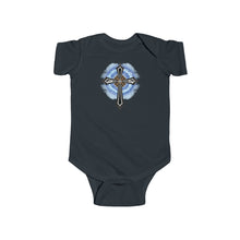Load image into Gallery viewer, Lightning &amp; Clouds Cross - Infant Fine Jersey Bodysuit

