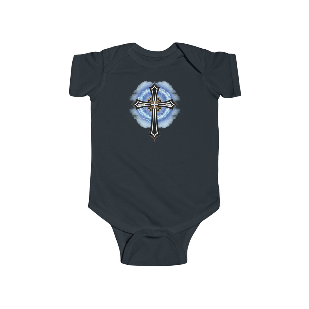 Lightning & Clouds Cross - Infant Fine Jersey Bodysuit