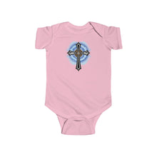 Load image into Gallery viewer, Lightning &amp; Clouds Cross - Infant Fine Jersey Bodysuit

