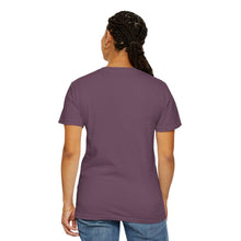 Load image into Gallery viewer, Golden &amp; Black &quot;Jesus is King&quot; Cross - Unisex Garment-Dyed T-shirt
