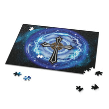 Load image into Gallery viewer, Lightning &amp; Clouds Cross - Puzzle (120, 252, 500-Piece)
