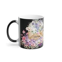 Load image into Gallery viewer, New! A Letter of Flowers - Color Morphing Mug, 11oz
