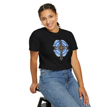 Load image into Gallery viewer, Lightning &amp; Clouds Cross - Unisex Garment-Dyed T-shirt
