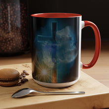 Load image into Gallery viewer, Revelation Cross - Accent Coffee Mug (11, 15oz)
