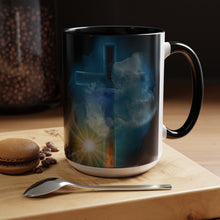 Load image into Gallery viewer, Revelation Cross - Accent Coffee Mug (11, 15oz)
