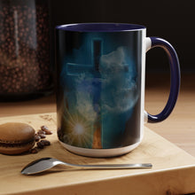 Load image into Gallery viewer, Revelation Cross - Accent Coffee Mug (11, 15oz)
