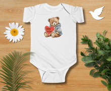 Load image into Gallery viewer, Bear of the Heart - Infant Fine Jersey Bodysuit
