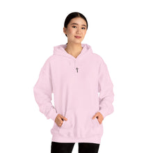 Load image into Gallery viewer, Back Design of NEW! Flower Covered Cross - Unisex Heavy Blend™ Hooded Sweatshirt

