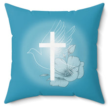 Load image into Gallery viewer, White Dove Cross - Pillow
